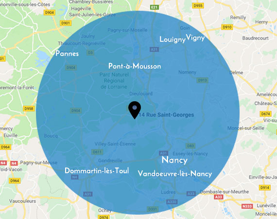 Zone d’intervention